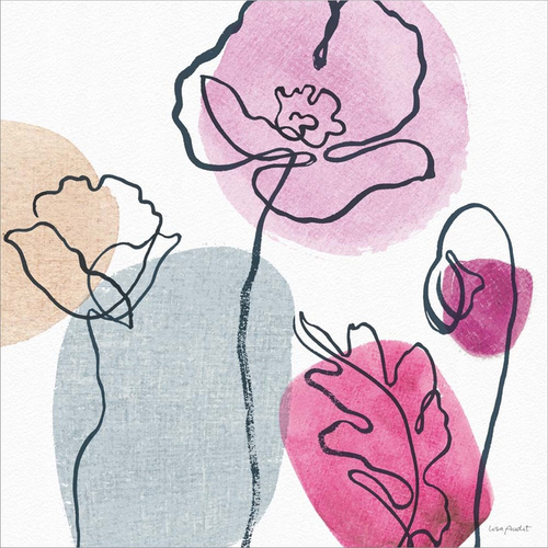 Think Pink 02A by Lisa Audit, Canvas Art