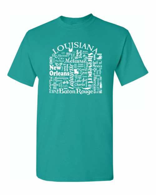 US State Destination Unisex T-shirt - Where Life Takes You (K-M) - S001839B002277P000014V337
