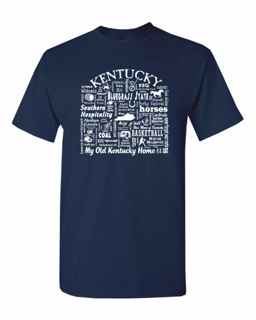 US State Destination Unisex T-shirt - Where Life Takes You (K-M) - S001839B002277P000014V567