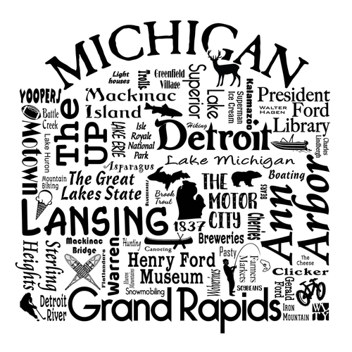 US State Destination Unisex T-shirt - Where Life Takes You (K-M) - S001839B002277P000014V560