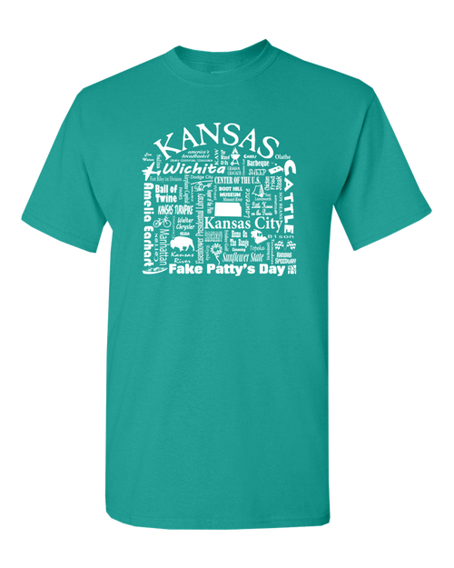 US State Destination Unisex T-shirt - Where Life Takes You (K-M) - S001839B002277P000014V597