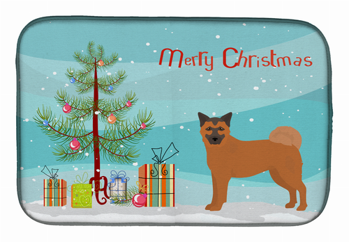 Dog Breed/Merry Christmas art Dish Drying Mat - S000213B001695P000514V000