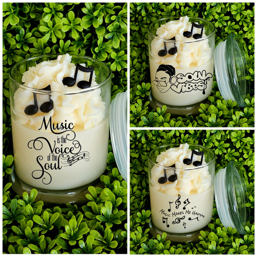 Music theme soy candles - ZenCandle1312