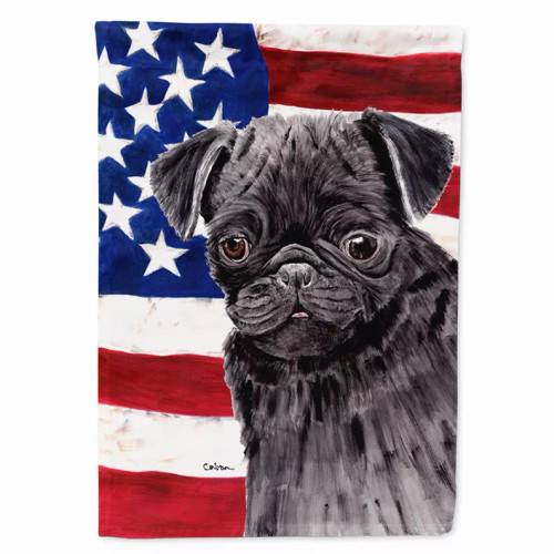 USA American Flag with Dog Flag Garden Size - S000213B001695P118733V000