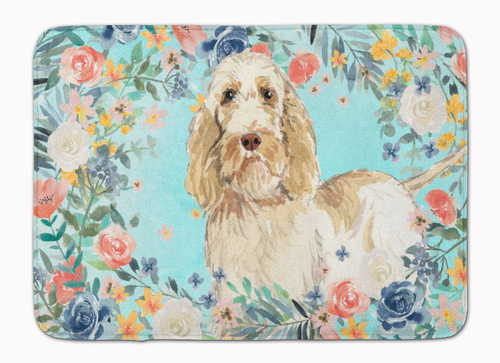 Dog Art Spring Flowers Mat - S000213B001695P000867V038