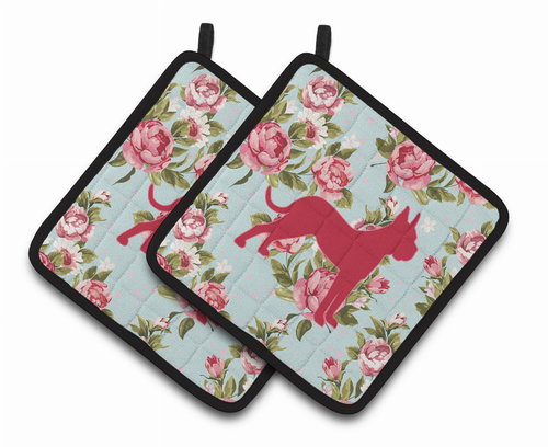 Dog Art Pair of Pot Holders - S000213B001695P068652V029