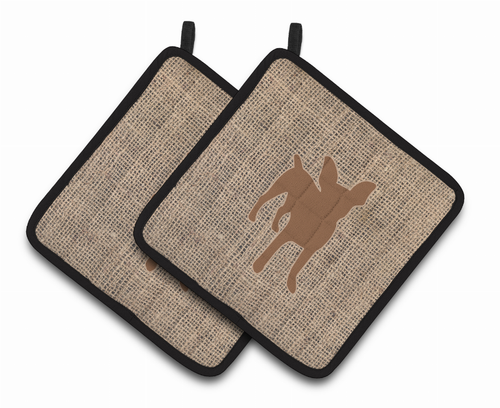 Dog Art Pair of Pot Holders - S000213B001695P068652V004
