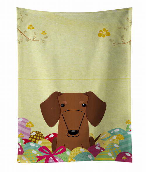 Easter Eggs Design with Dog Kitchen Towel - BB6130KTWL
