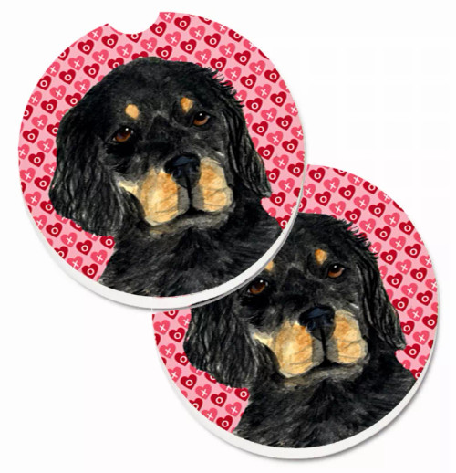 Dog Themed Valentine's Day Cup Holder Car Coasters (Set of 2) - S000213B001695P076438V099