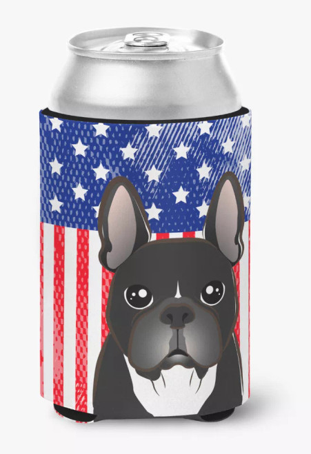 American Flag and Dog Can or Bottle Hugger - S000213B001695P064129V000