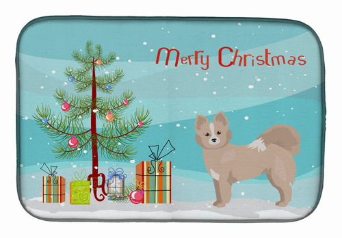Dog Breed/Merry Christmas art Dish Drying Mat - S000213B001695P000555V000