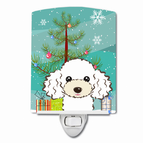 Christmas Tree and Dog Ceramic Night Light - S000213B001695P099084V000