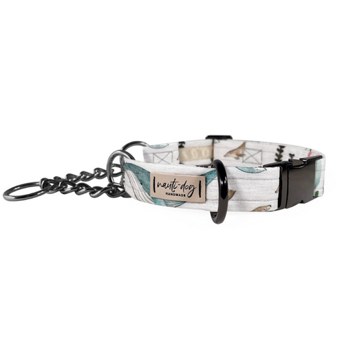 Sea Life Marine Animal Otter, Whale, Seal & Orca Buckle & Martingale Dog Collar - S002793B002925P000086V046