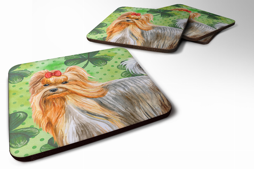 St Patrick's Design with Dog Foam Coaster Set of 4 - S000213B001695P113634V000