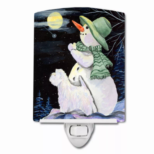 Christmas Dog Ceramic Night Light - S000213B001695P104000V000
