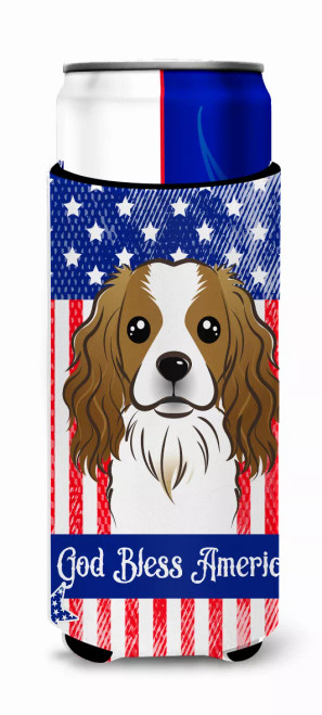 American Flag and Dog Ultra Hugger for slim cans - S000213B001695P061926V000