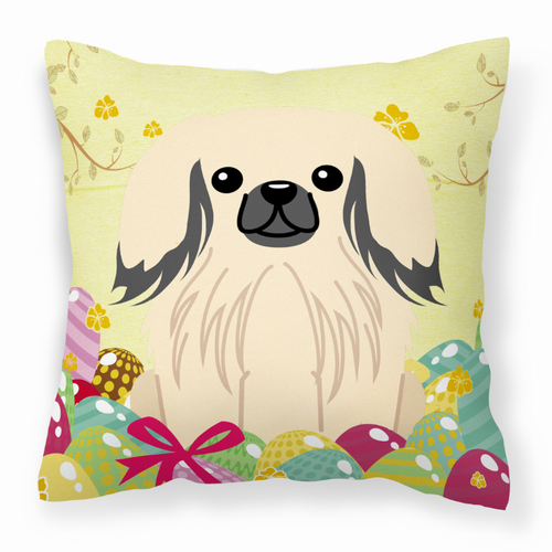 Easter Eggs Design Dog Art Fabric Decorative Pillow - BB6106PW1414