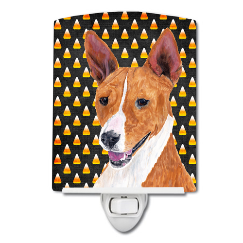 Candy Corn Halloween Dog Art Portrait Ceramic Night Light - S000213B001695P103206V000