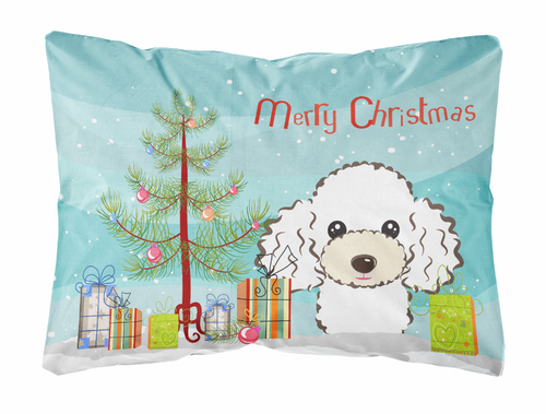 Christmas Tree and Dog Canvas Fabric Decorative Pillow - S000213B001695P058072V000