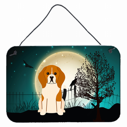 Halloween Scary Design with Dog Wall or Door Hanging Prints - S000213B001695P070129V000