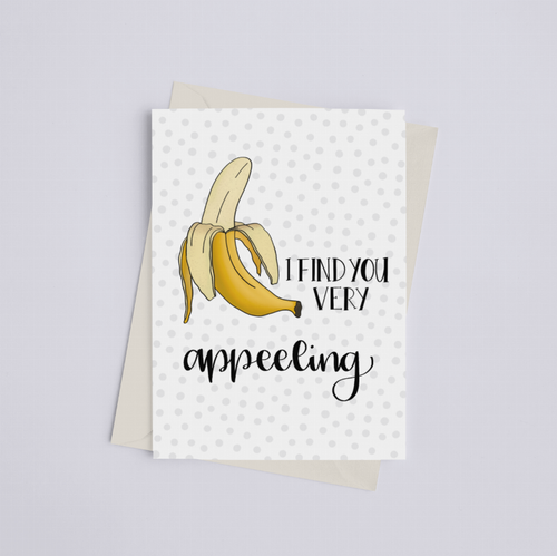 I Find You Very Appeeling - Greeting Card - 149901699