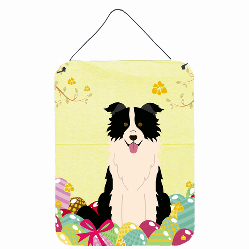 Easter Eggs Design with Dog Wall or Door Hanging Prints - BB6118DS1216