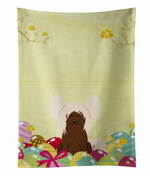 Easter Eggs Design with Dog Kitchen Towel - BB6113KTWL
