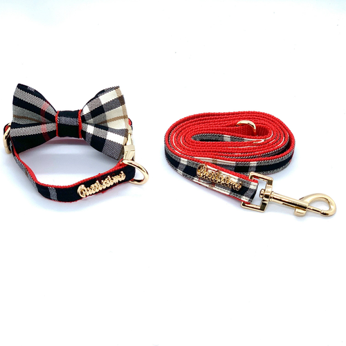 Collette Collar, Leash & Bow tie set Collette Collar, Leash & Bow tie set