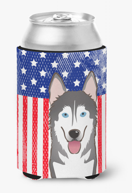 American Flag and Dog Can or Bottle Hugger - S000213B001695P064120V000