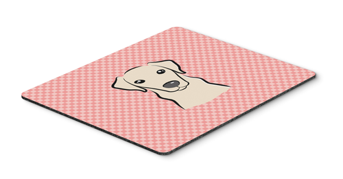 Checkerboard Design with Dog Mouse Pad, Hot Pad or Trivet - S000213B001695P044227V000