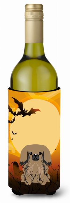 Halloween with Dog Design Wine Bottle Hugger - S000213B001695P076016V000