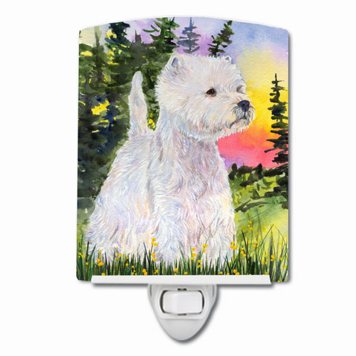 Dog Art Ceramic Night Light - SS1067CNL