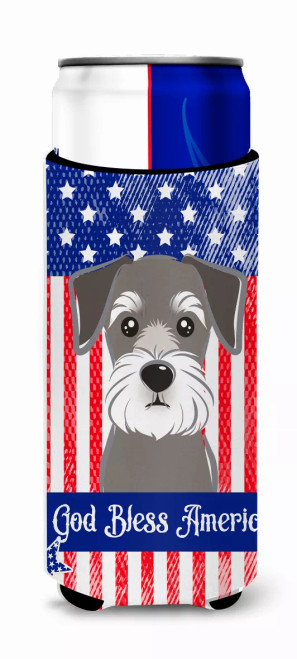American Flag and Dog Ultra Hugger for slim cans - S000213B001695P061909V000