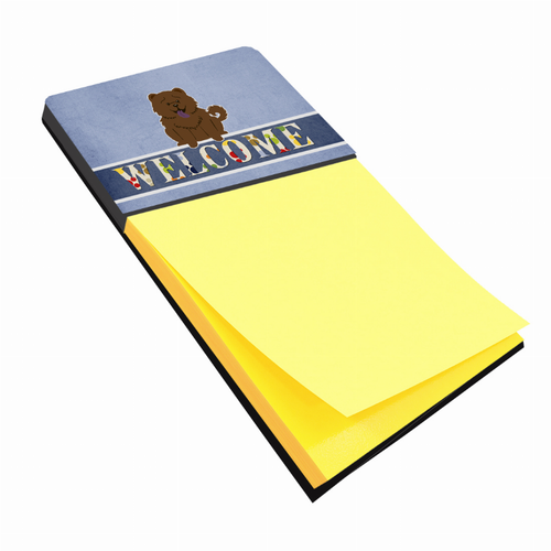 Welcome Design with Dog Sticky Note Holder - BB5722SN