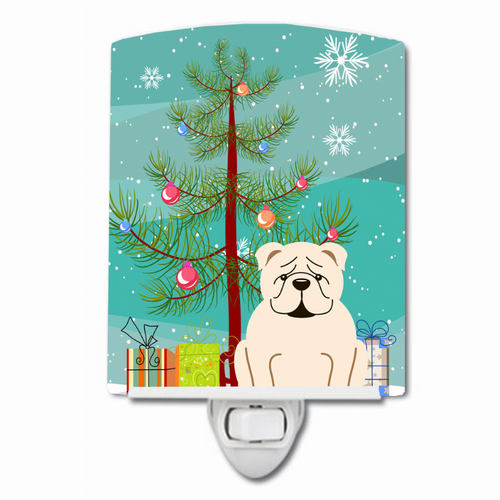 Christmas Tree and Dog Ceramic Night Light - BB4248CNL