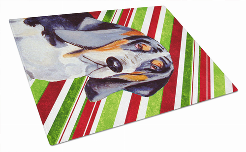Christmas Design Dog Print Glass Cutting Board Large - LH9237LCB