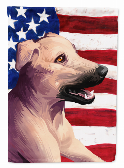 American Flag with Dog Artwork Flag Garden Size - CK6494GF