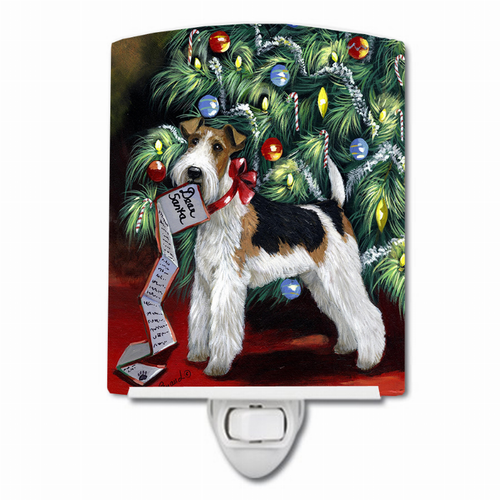 Christmas Dog Art Ceramic Night Light - S000213B001695P020825V018