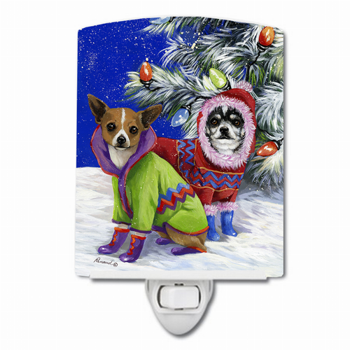 Christmas Dog Art Ceramic Night Light - S000213B001695P020825V013