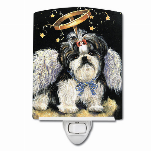 Christmas Dog Art Ceramic Night Light - S000213B001695P020825V025