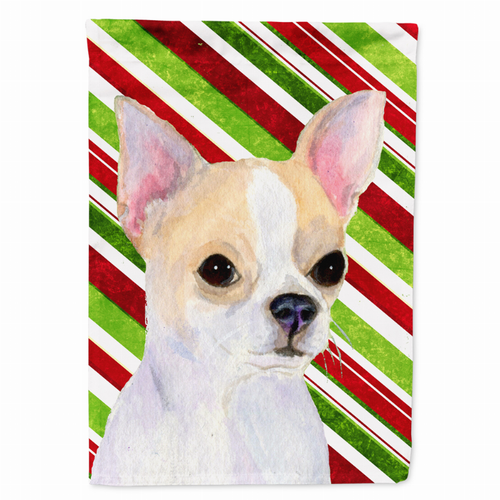 Candy Cane Holiday Christmas Dog Flag Garden Size - SS4543GF
