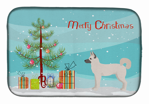 Dog Breed/Merry Christmas art Dish Drying Mat - S000213B001695P000525V000