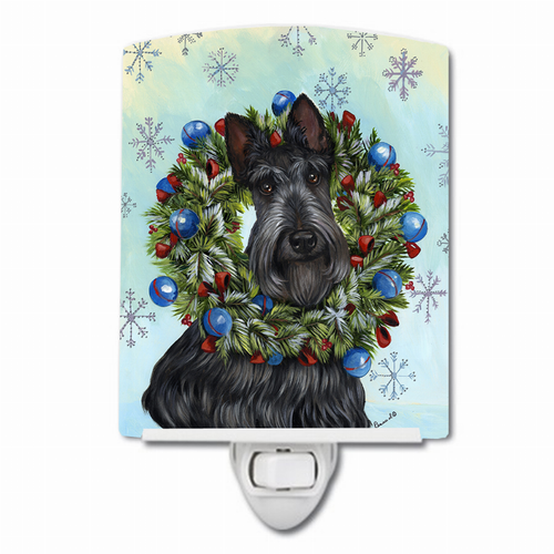 Christmas Dog Art Ceramic Night Light - S000213B001695P020875V008