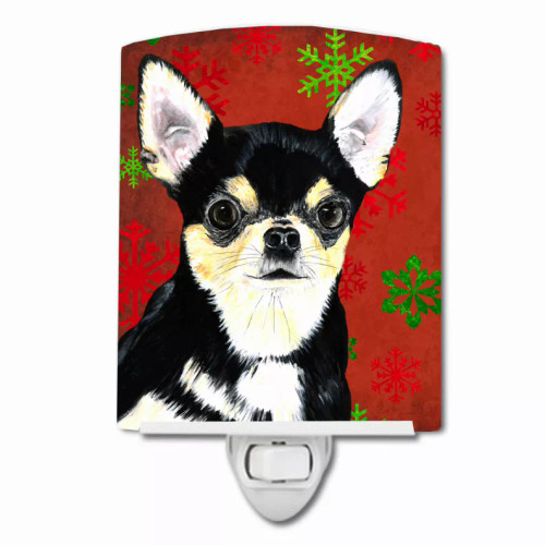 Christmas Dog Art Ceramic Night Light - S000213B001695P020875V019