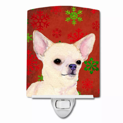 Christmas Dog Art Ceramic Night Light - S000213B001695P020875V028