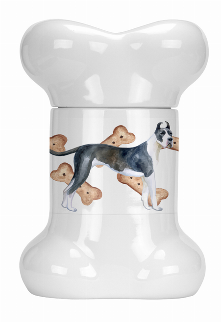 Dog on Bone Shaped Treat Jar - CK2223BSTJ