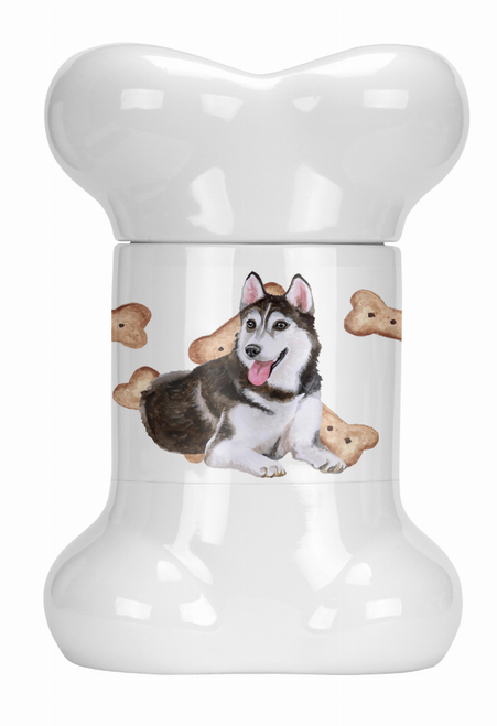 Dog on Bone Shaped Treat Jar - S000213B001695P116214V015