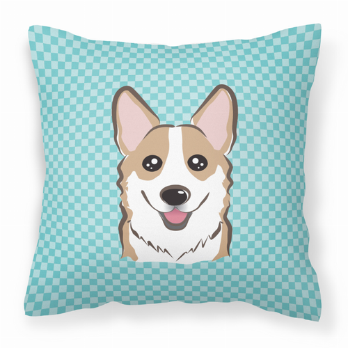 Checkerboard Print With Dog Fabric Decorative Pillow - S000213B001695P043452V000
