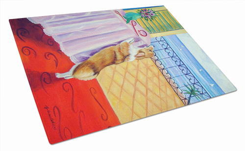 Dog Glass Cutting Board Large - 7285LCB