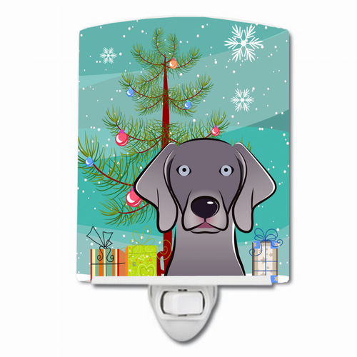Christmas Tree and Dog Ceramic Night Light - S000213B001695P099058V000